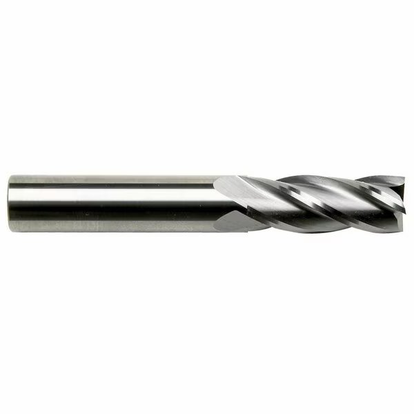 14.0mm Diameter x 14mm Shank 4-Flute Regular Length Blue Series Carbide End Mills, Gs Tooling, Mfr#: 102731